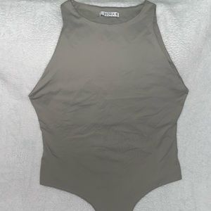 Stylish grey bodysuit